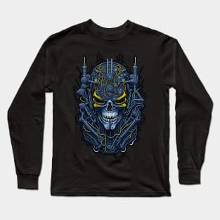 Cyborg Heads S03 D22 Long Sleeve T-Shirt